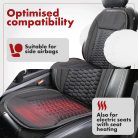 Ülésvédő - VALTTERI - fekete-piros - WALSER