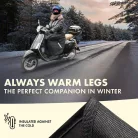 Motoros lábtakaró - vízhatlan, vízlepergető - WALSER