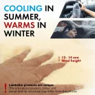 Volánvédő 37-39 cm - báránybőr - bézs - WALSER