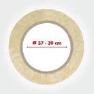 Volánvédő 37-39 cm - báránybőr - bézs - WALSER