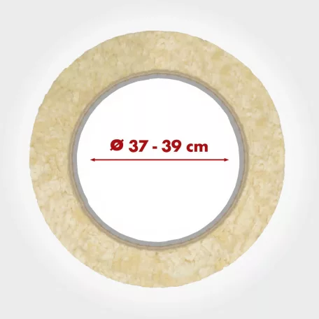 Volánvédő 37-39 cm - báránybőr - bézs - WALSER