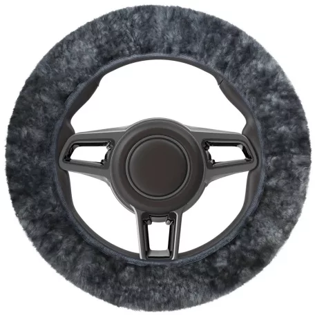 Volánvédő 37-39 cm - báránybőr - antracit - WALSER