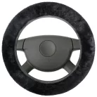 Volánvédő 37-39 cm - báránybőr - fekete - WALSER