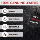 Üléshuzat - bőr - BILLY - fekete - WALSER