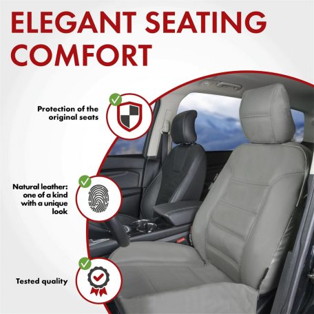 Üléshuzat - bőr - BILLY - szürke - WALSER