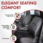 Üléshuzat - bőr - RANGER - fekete - WALSER