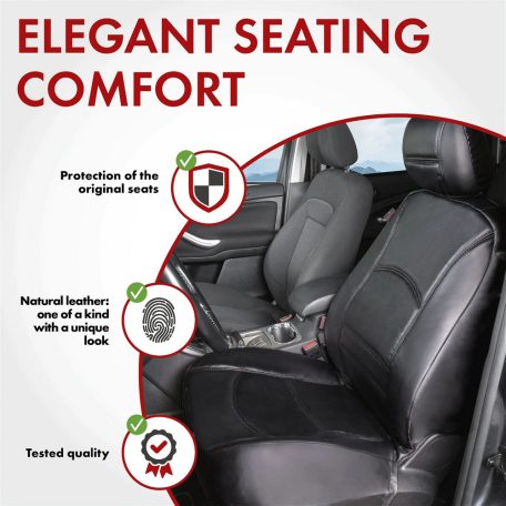 Üléshuzat - bőr - RANGER - fekete - WALSER