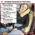 Üléshuzat - báránybőr - MARLA - fekete - WALSER