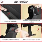 Üléshuzat - báránybőr - MARLA - fekete - WALSER