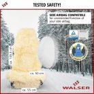 Üléshuzat - báránybőr - MARLA - fekete - WALSER