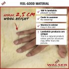 Biztonsági öv párna - báránybőr - 2 db - MILLIE - WALSER