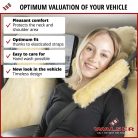 Biztonsági öv párna - báránybőr - 2 db - MILLIE - WALSER