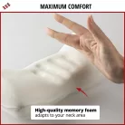 Nyaktámasz, memóriahabos, báránybőr MILA - WALSER