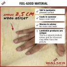 Nyaktámasz, memóriahabos, báránybőr MILA - WALSER