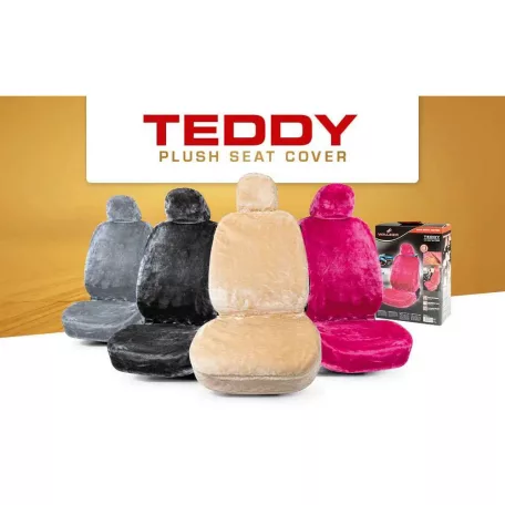 Üléshuzat - bolyhos műszőrme - TEDDY - pink - WALSER