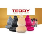 Üléshuzat - bolyhos műszőrme - TEDDY - ezüst - WALSER