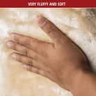 Üléshuzat - bolyhos műszőrme - TEDDY - bézs - WALSER