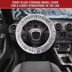   Volánvédő műszőrme 37-39 cm TEDDY - ezüstszürke - WALSER