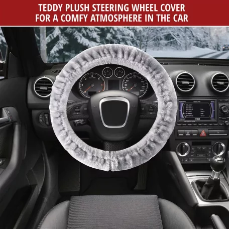 Volánvédő műszőrme 37-39 cm TEDDY - ezüstszürke - WALSER