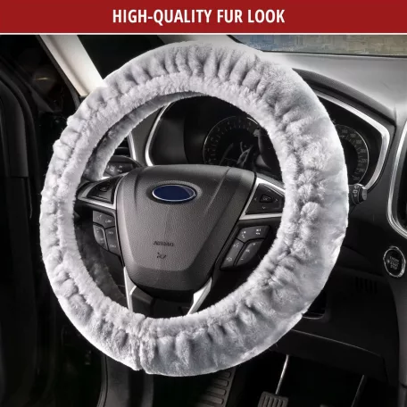 Volánvédő műszőrme 37-39 cm TEDDY - ezüstszürke - WALSER