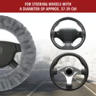 Volánvédő műszőrme 37-39 cm TEDDY - ezüstszürke - WALSER