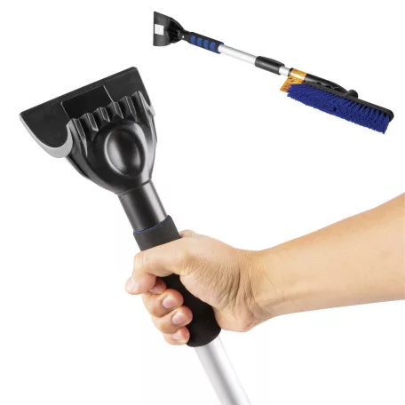 Teleszkópos hókefe jégkaparóval 77-100 cm - fekete-kék - WALSER