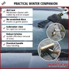 Jégkaparó szivacsos nyéllel, vízlehúzóval 40x20 cm - WALSER