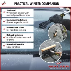   Jégkaparó szivacsos nyéllel, vízlehúzóval 40x20 cm - WALSER