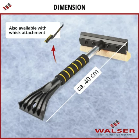 Jégkaparó szivacsos nyéllel, vízlehúzóval 40x20 cm - WALSER