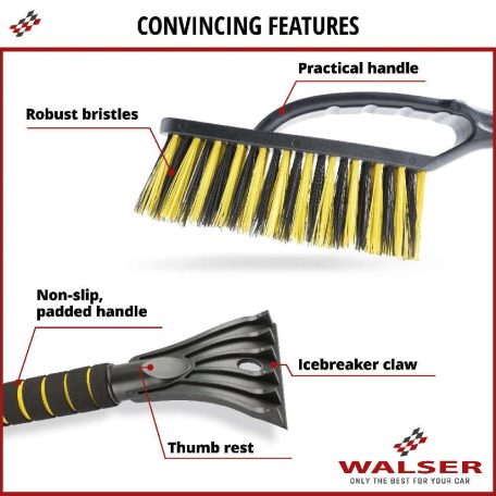 Hókefe jégkaparóval 65 cm - NARVIK - WALSER
