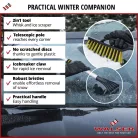 Teleszkópos hókefe jégkaparóval 88-115 cm - KALIX - WALSER