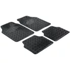 Gumiszőnyeg garnitúra - fémhatású - CARBON METALLIC - WALSER