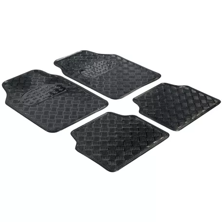 Gumiszőnyeg garnitúra - fémhatású - CARBON METALLIC - WALSER