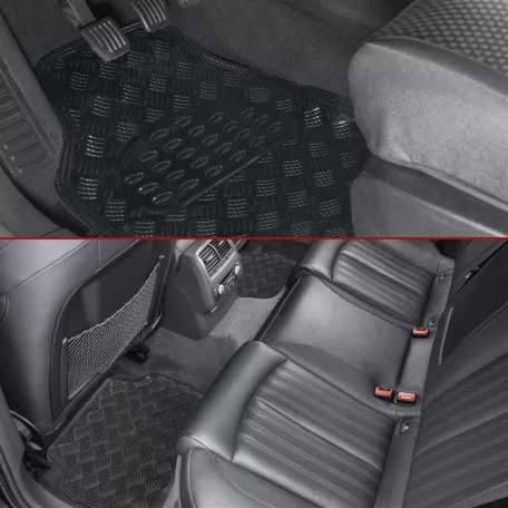 Gumiszőnyeg garnitúra - fémhatású - CARBON METALLIC - WALSER