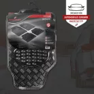 Gumiszőnyeg garnitúra - fémhatású - CARBON METALLIC - WALSER