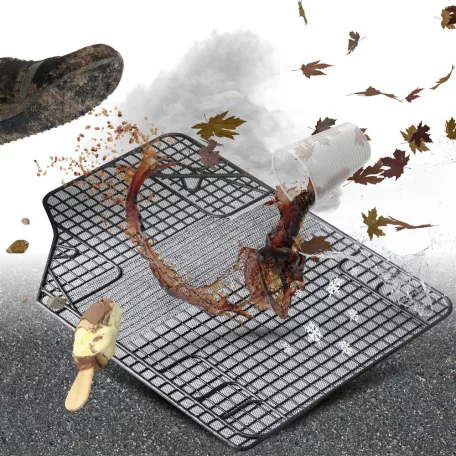 Gumiszőnyeg garnitúra textil hatású 3D felület - WHITE-BLACK - NEW STYLE - WALSER