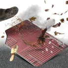 Gumiszőnyeg garnitúra textil hatású 3D felület - WHITE/BLACK NEW STYLE - WALSER