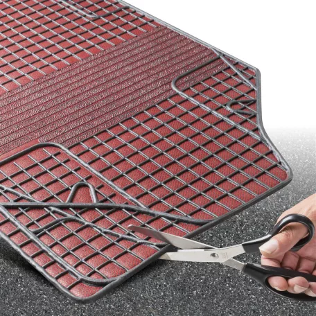 Gumiszőnyeg garnitúra textil hatású 3D felület - WHITE/BLACK NEW STYLE - WALSER