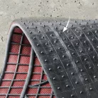 Gumiszőnyeg garnitúra textil hatású 3D felület - WHITE/BLACK NEW STYLE - WALSER