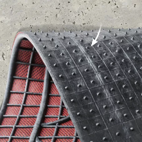 Gumiszőnyeg garnitúra textil hatású 3D felület - WHITE/BLACK NEW STYLE - WALSER