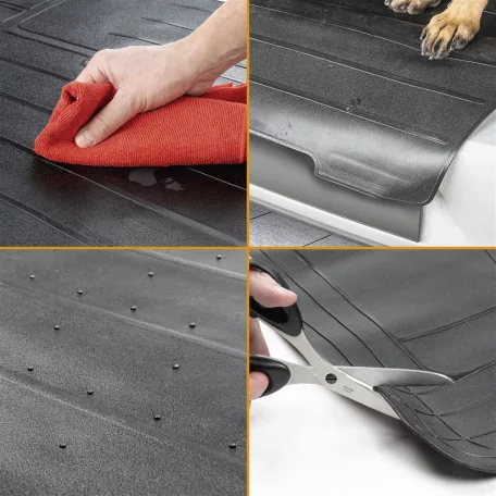 Csomagtérszőnyeg lökhárítóvédővel 120x76+39 cm BOOTGUARD - WALSER