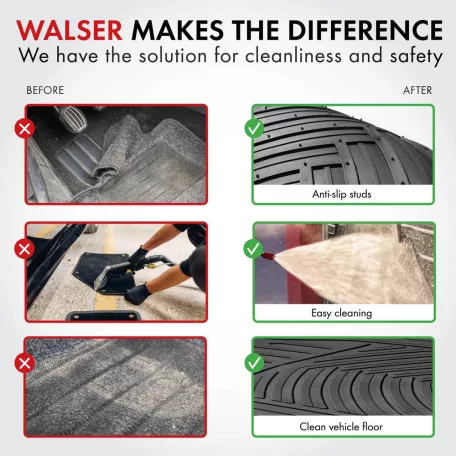 Gumiszőnyeg garnitúra - HERKULES - univerzális - WALSER