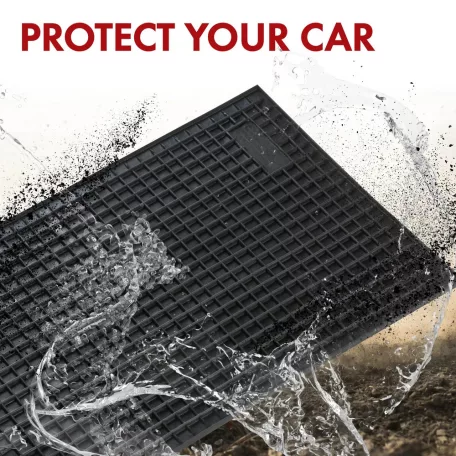 Gumiszőnyeg - méhsejtmintás - univerzális 41x28 cm - vágható - WALSER