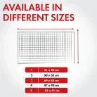 Gumiszőnyeg - méhsejtmintás - univerzális 41x28 cm - vágható - WALSER