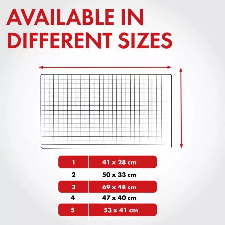 Gumiszőnyeg - méhsejtmintás - univerzális 41x28 cm - vágható - WALSER