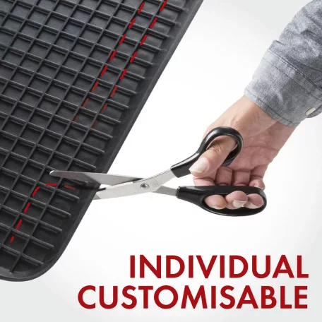 Gumiszőnyeg - méhsejtmintás - univerzális 69x48 cm - vágható - WALSER