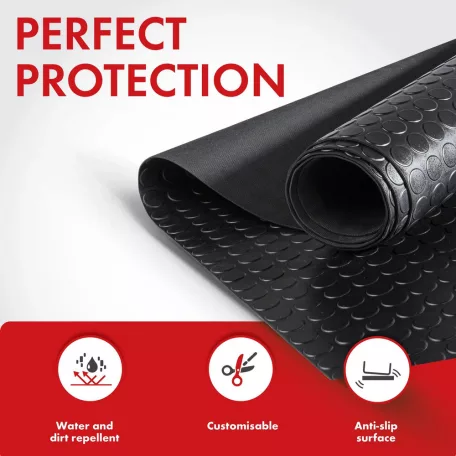 Gumiszőnyeg - 100x300 cm, vágható - COIN - WALSER