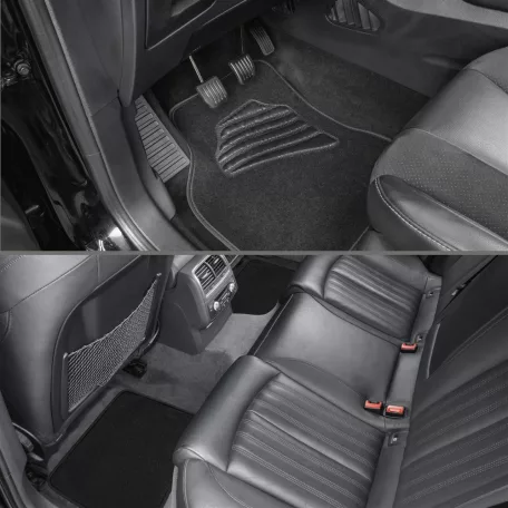 Textilszőnyeg garnitúra - univerzális, MATRIX-BLACK - WALSER