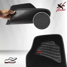 Textilszőnyeg garnitúra - univerzális, MATRIX-BLACK - WALSER