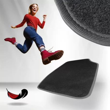 Textilszőnyeg garnitúra - univerzális, MATRIX-BLACK - WALSER